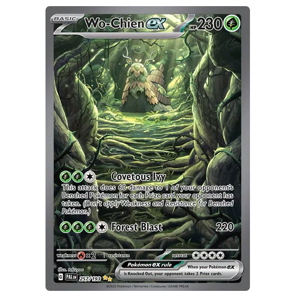 Pokemon TCG Wo-Chien ex Paldea Evolved 257/193