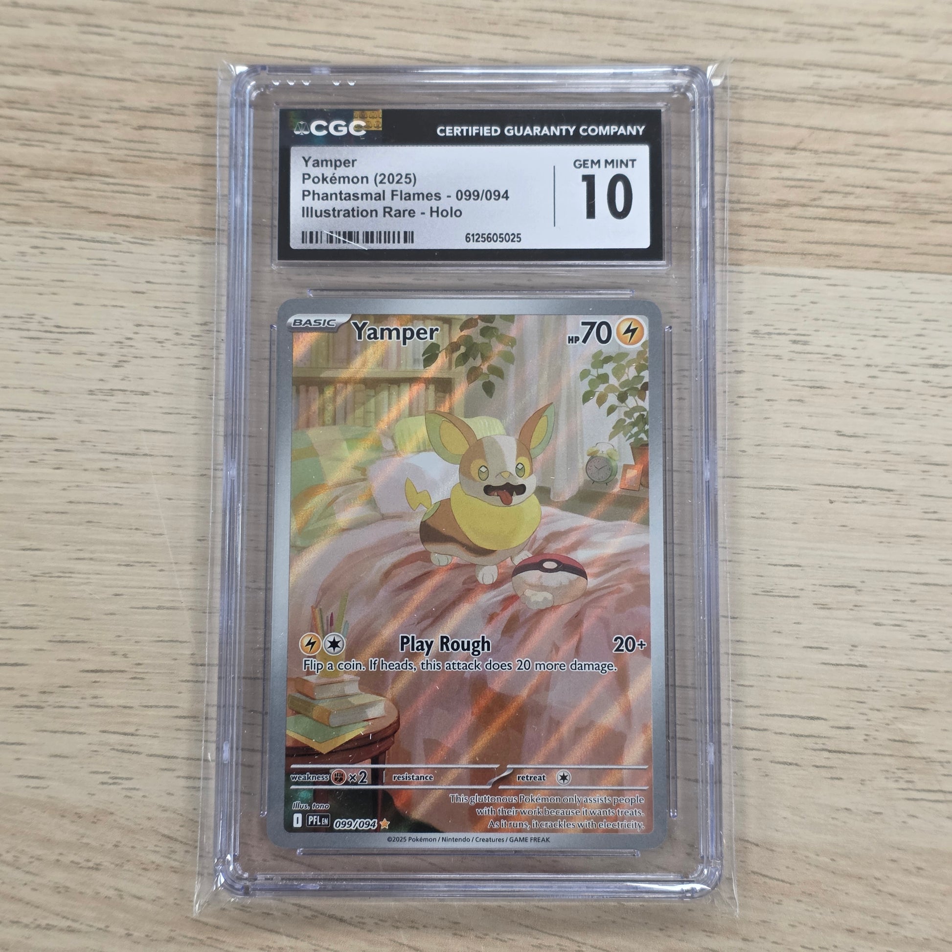 Pokemon TCG Yamper Phantasmal Flames 099/094 (CGC 10)