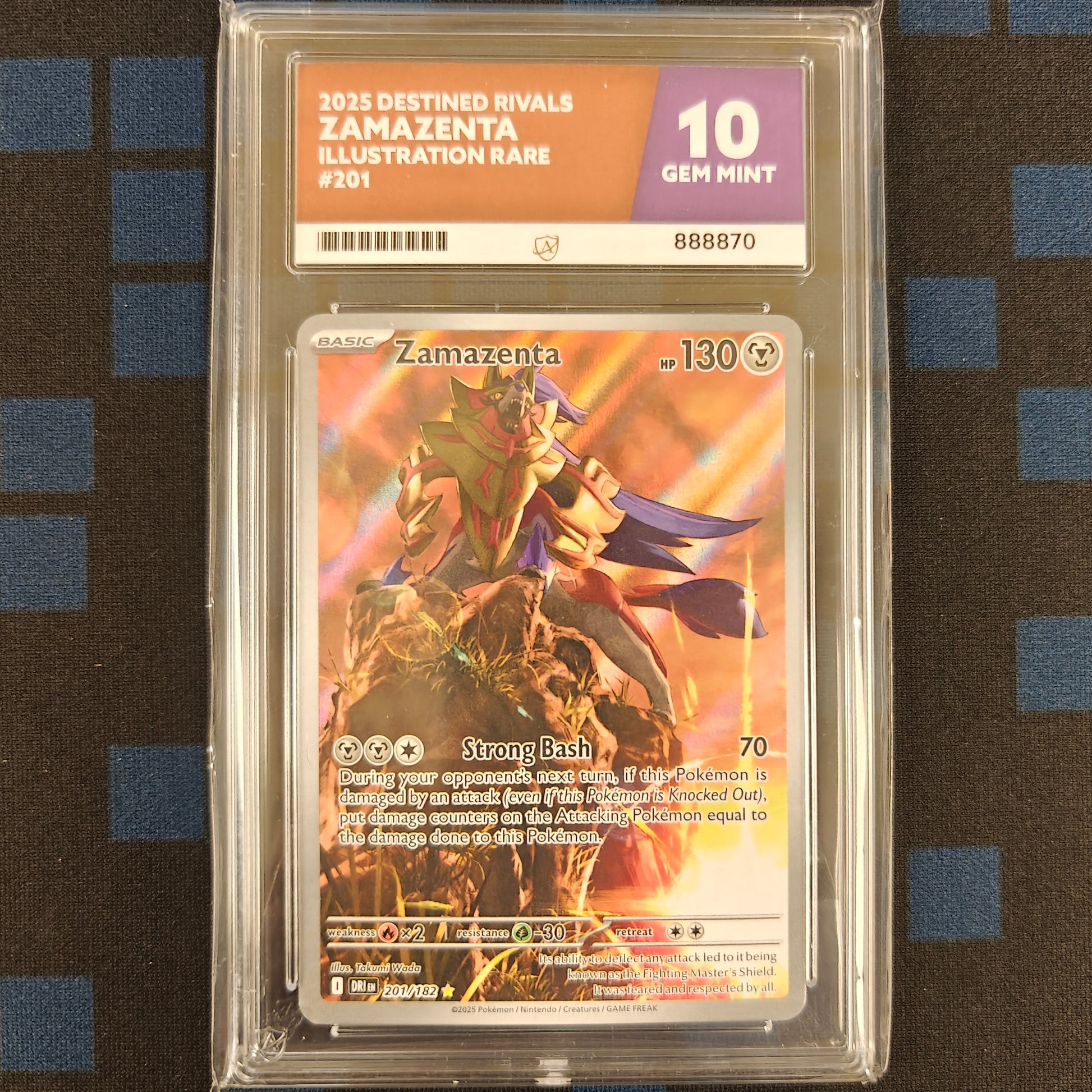 Pokemon TCG Zamazaneta Destined Rivals 201/182 (Ace 10)