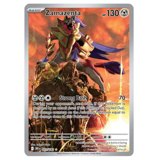 Pokemon TCG Zamazenta Destined Rivals 201/182