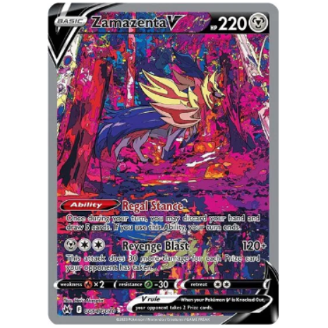 Pokemon TCG Zamazenta V Crown Zenith GG54/GG70