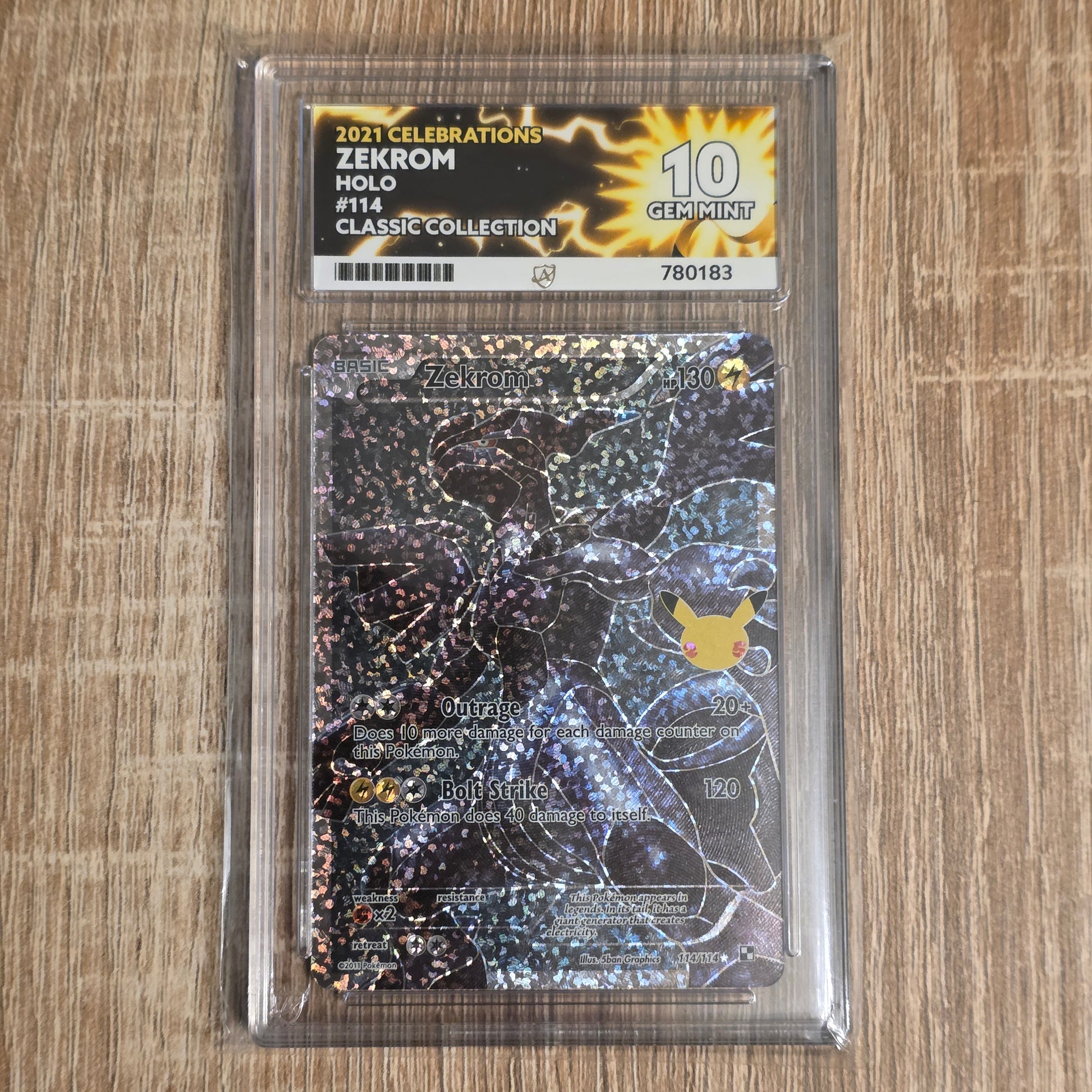 Pokemon TCG Zekrom Celebrations 114/114 (Ace 10)