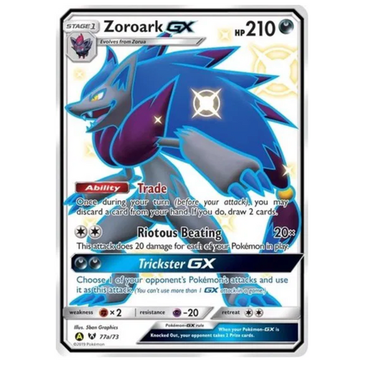 Pokemon TCG Zoroark GX Promo 77a/73