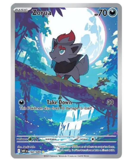 Pokemon TCG Zorua White Flare 142/086