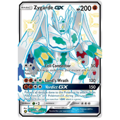 Pokemon TCG Zygarde GX Hidden Fates SV65/SV94