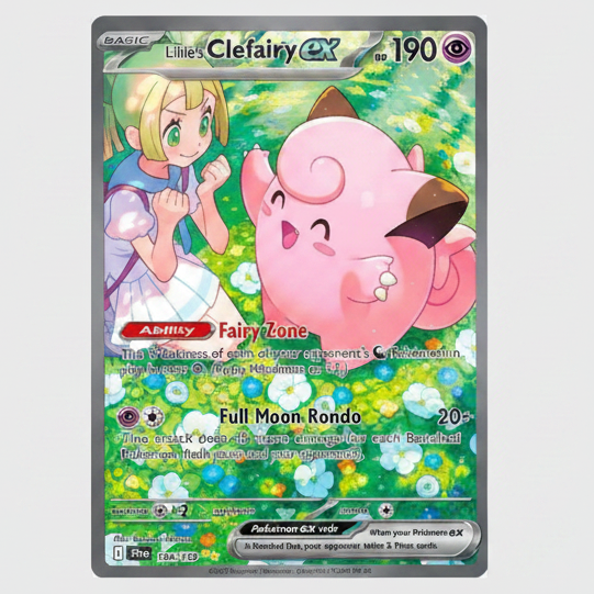 Pokemon TCG lillies clefairy ex Journey Together 184/159