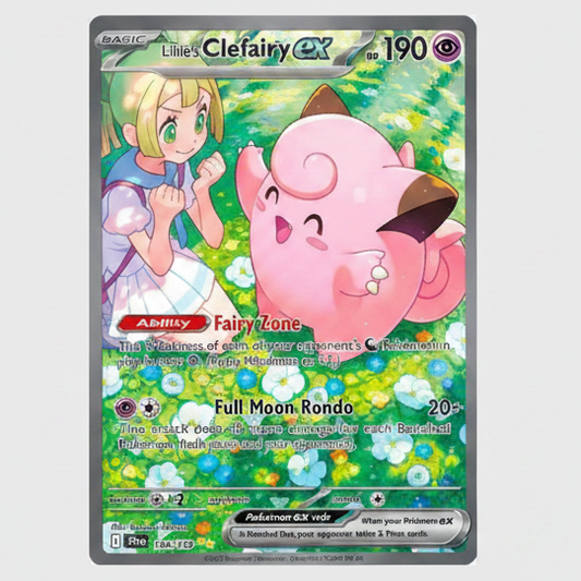 Pokemon TCG lillies clefairy ex Journey Together 184/159