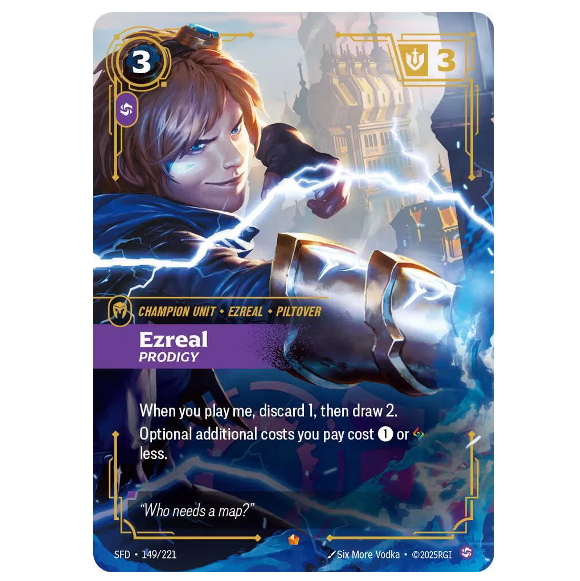 Riftbound: League of Legends TCG Ezreal Prodigy Spiritforged 149/221