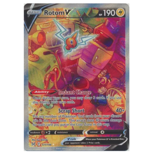 Pokemon TCG Rotom V Lost Origin 177/196