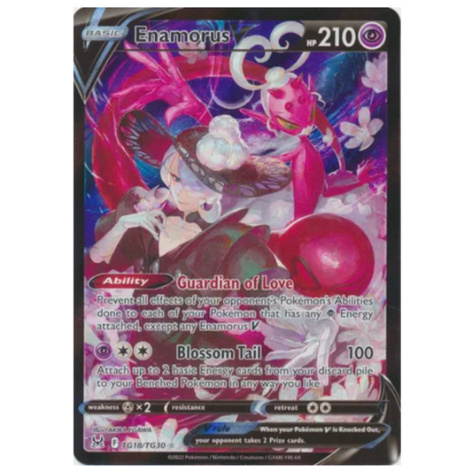 Pokemon TCG Enamorus V Lost Origin TG18/TG30