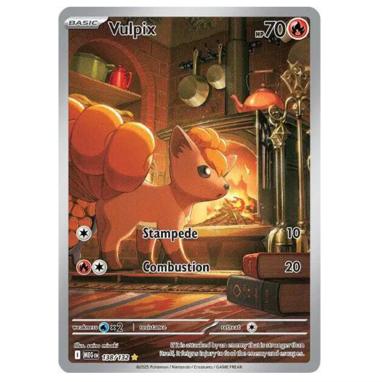 Pokemon TCG Vulpix Mega Evolution 138/132