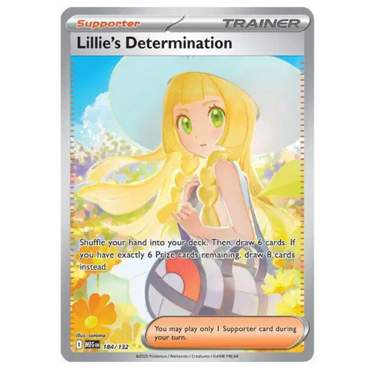 Pokemon TCG Lillie’s Determination Mega Evolution 184/132