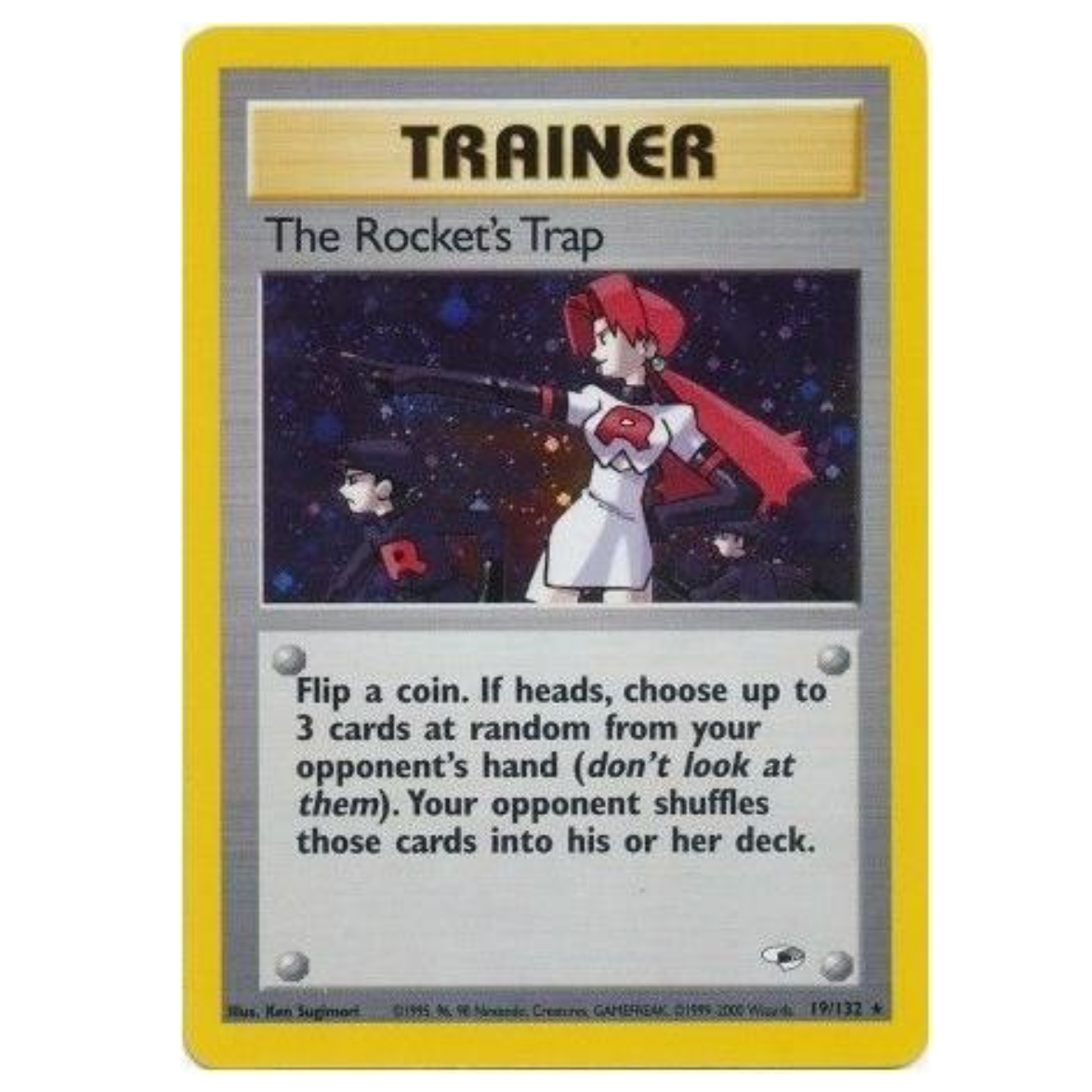 Pokemon TCG The Rocket's Trap Gym Heroes 19/132