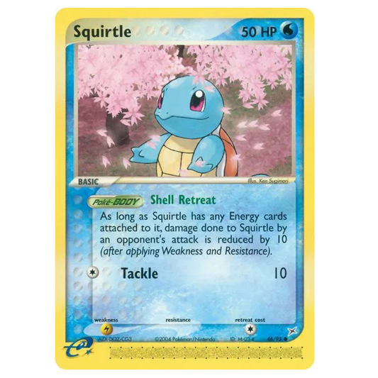 Pokemon TCG Squirtle EX Team Magma vs Team Aqua 46/95