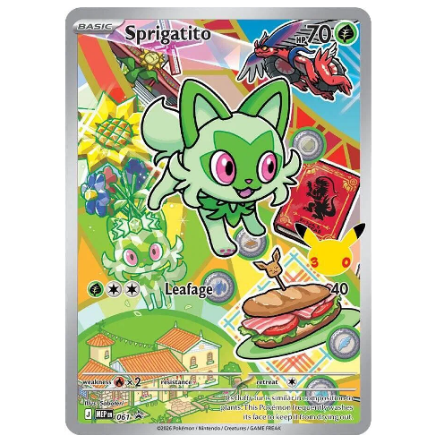 Pokemon TCG Sprigatito Promo 061