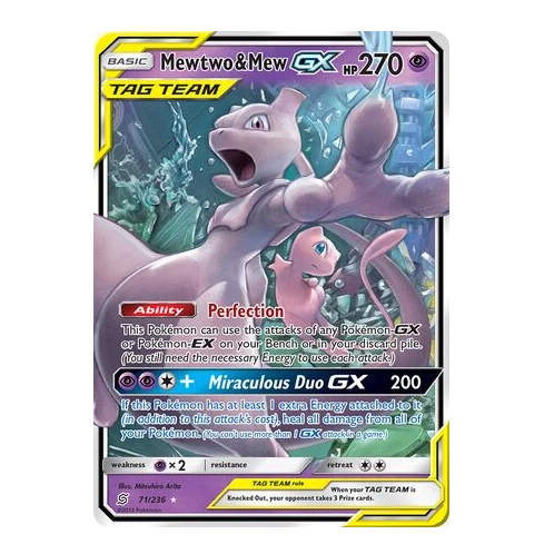 Pokemon TCG Mewtwo & Mew GX WC 2019 Deck 71/236