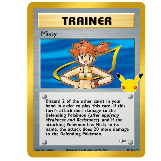 Pokemon TCG Misty 30th Anniversary 18/132