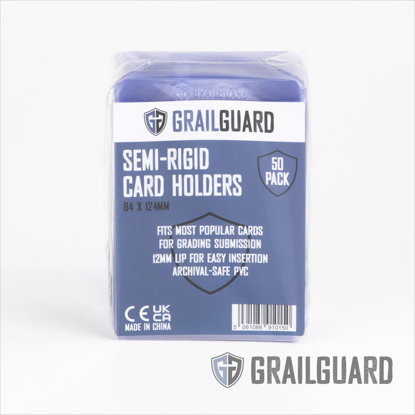 Grail Guard Semi Rigid Card Holders 50x