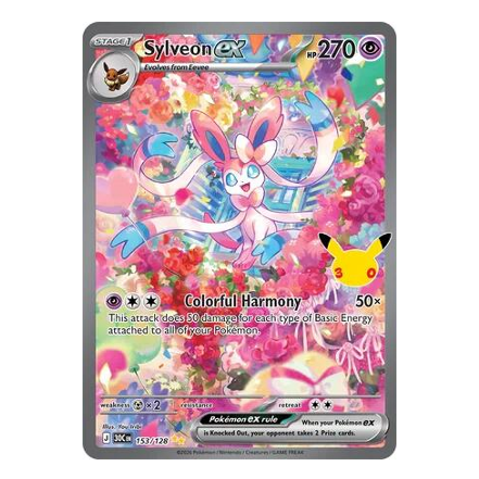 Sylveon ex 30th Anniversary 153/128