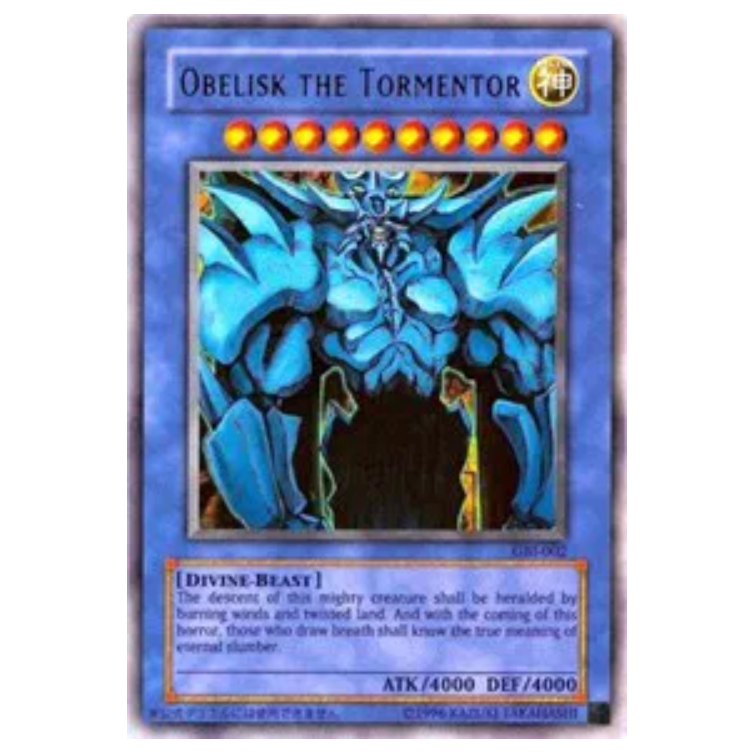 Yu-Gi-Oh! TCG Obelisk the Tormentor *Ultra Rare* GBI-002