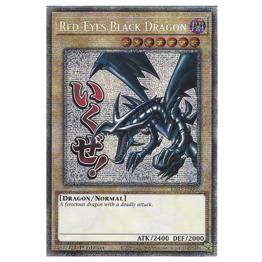 Yu-Gi-Oh! TCG Red-Eyes Black Dragon *Starlight Rare* RA05-EN0086