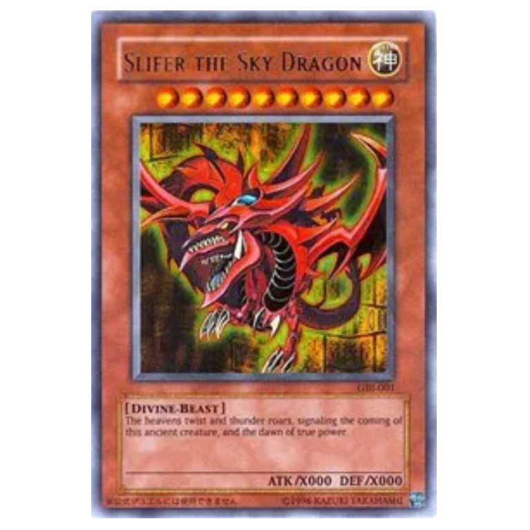 Yu-Gi-Oh! TCG Slifer the Sky Dragon *Ultra Rare* GBI-001