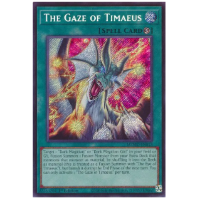 Yu-Gi-Oh! TCG The Gaze of Timaeus *Secret Rare* MZMU-EN013