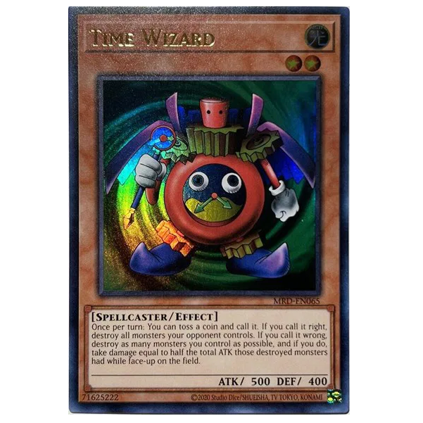 Yu-Gi-Oh! TCG Time Wizard *Ultra Rare* MRD-EN065