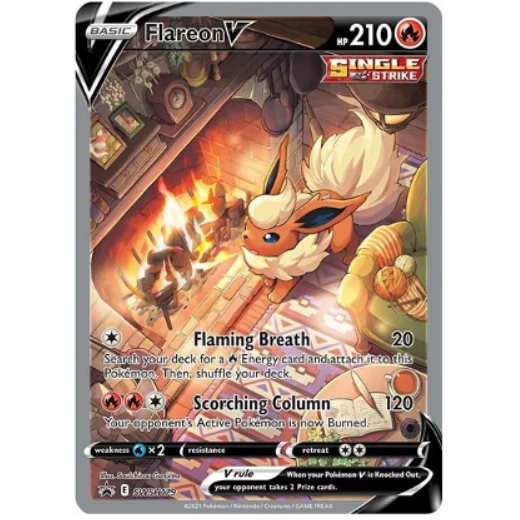pokemon TCG Flareon V Promo SWSH179