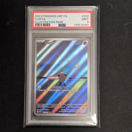 Pokemon TCG Cleffa Obsidian Flames 202/197 (PSA 9)