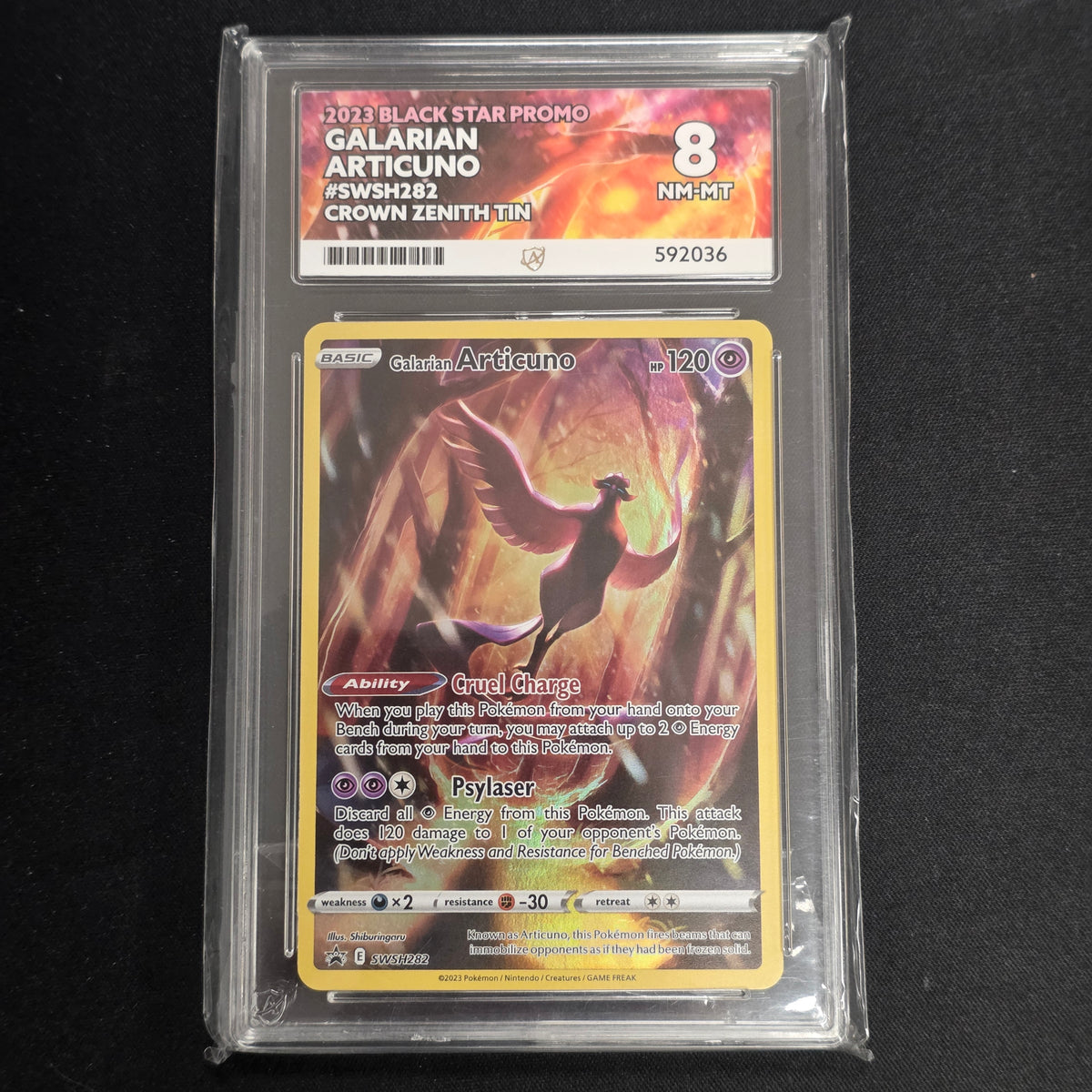 Pokemon TCG Galarian Articuno Promo SWSH282 (Ace 8)