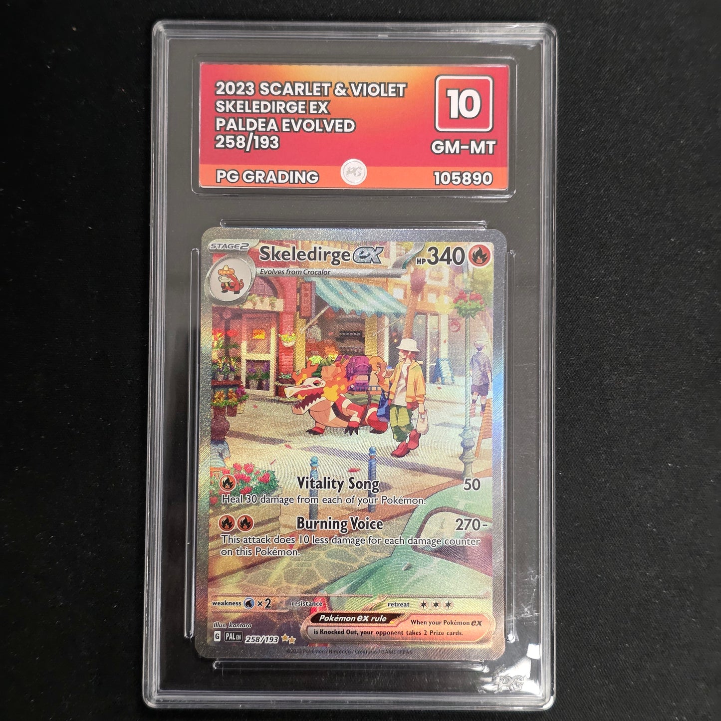 Pokemon TCG Skeledirge ex Paldea Evolved 258/193 (PG 10)