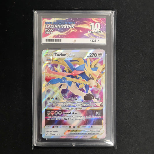 Pokemon TCG Zacian VSTAR Crown Zenith 096/159 (Ace 10)