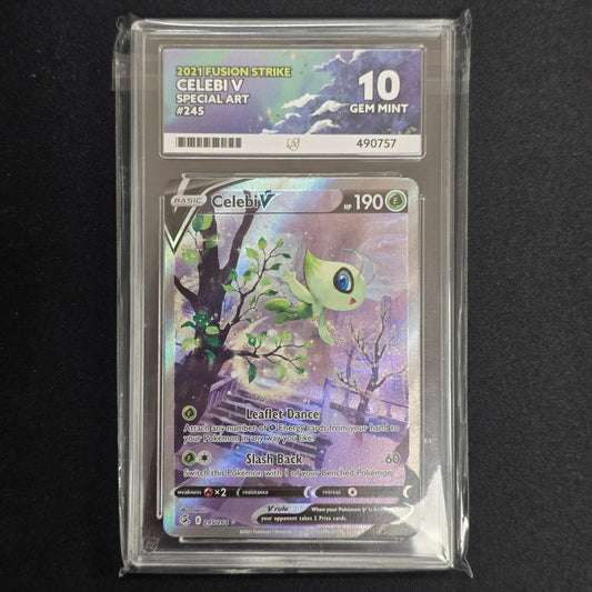 Pokemon TCG Celebi V Fusion Strike 245/264 (Ace 10)