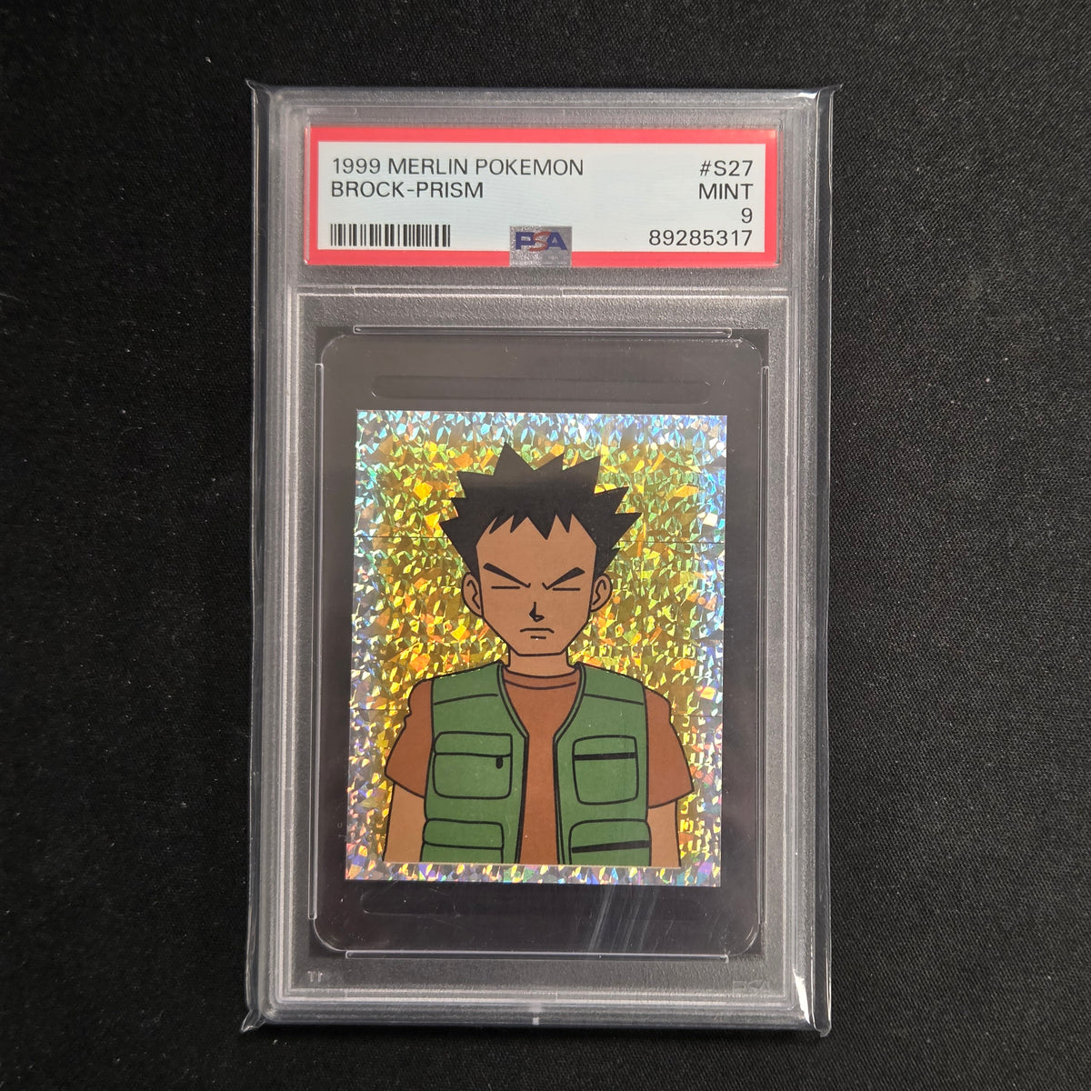 Pokemon Brock Prism 1999 (PSA 9)