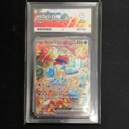 Pokemon TCG Keldeo ex White Flare 167/086 (Ace 9)