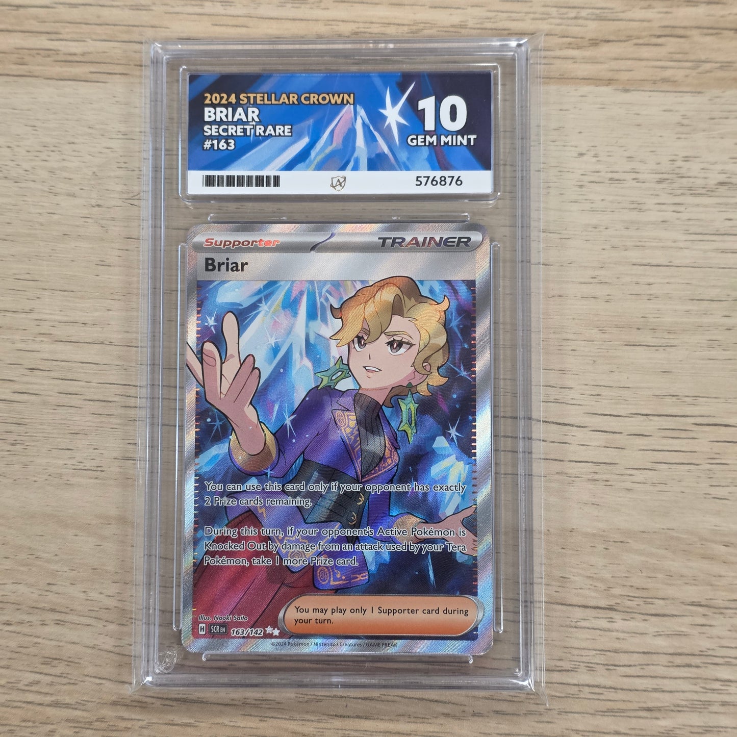 Pokemon TCG Briar Stellar Crown 163/142 (ACE 10)
