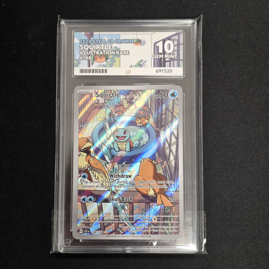 Pokemon TCG Squirtle Stellar Crown 148/142 (Ace 10)