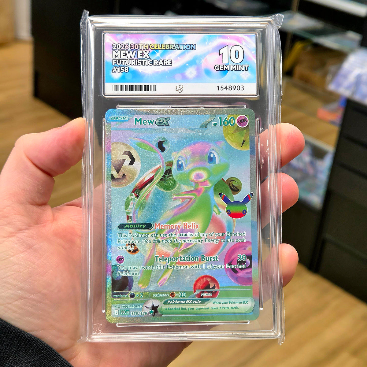 Pokemon TCG Mew ex 30th Celebration 158/128 (Ace 10)