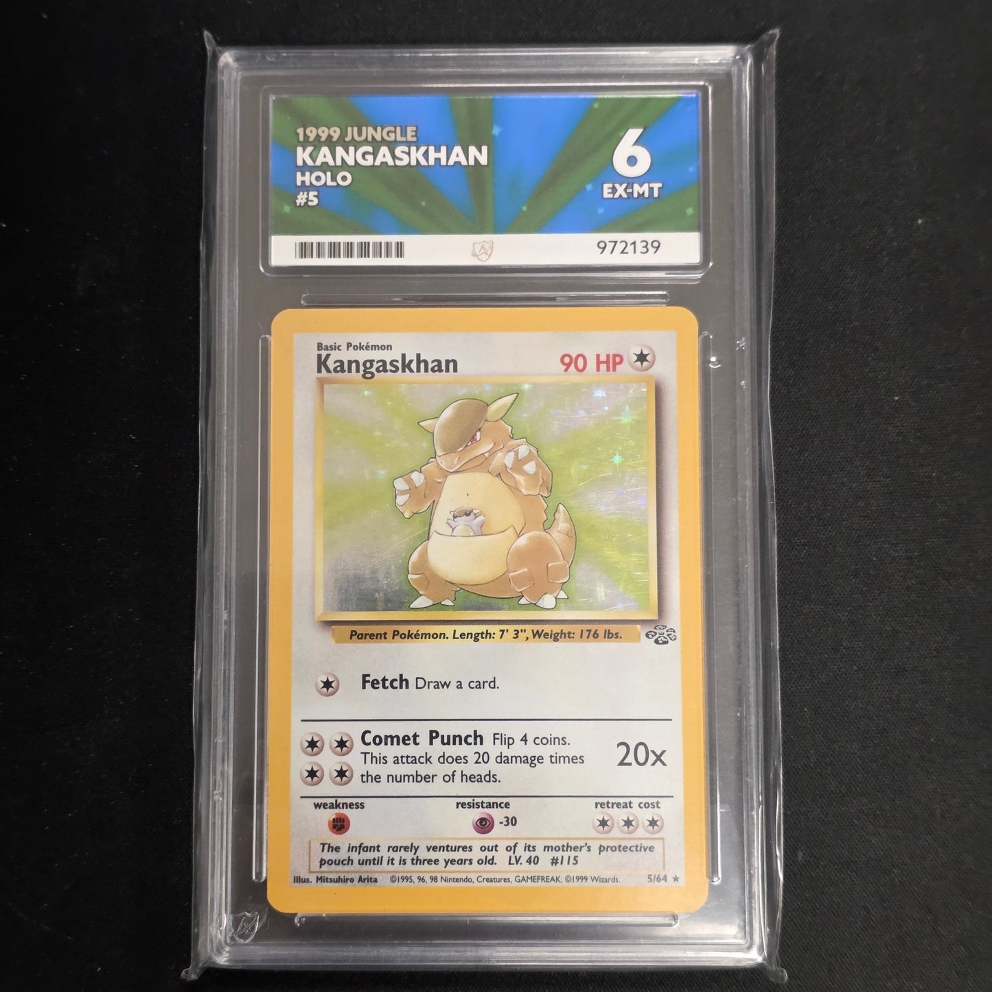 Pokemon TCG Kangaskhan Jungle 5/64 (Ace 6)