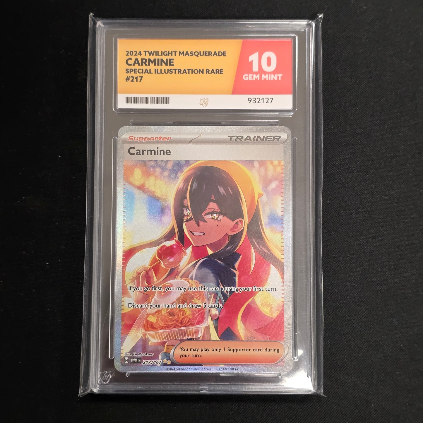 Pokemon TCG Carmine Twilight Masquerade 217/167 (Ace 10)