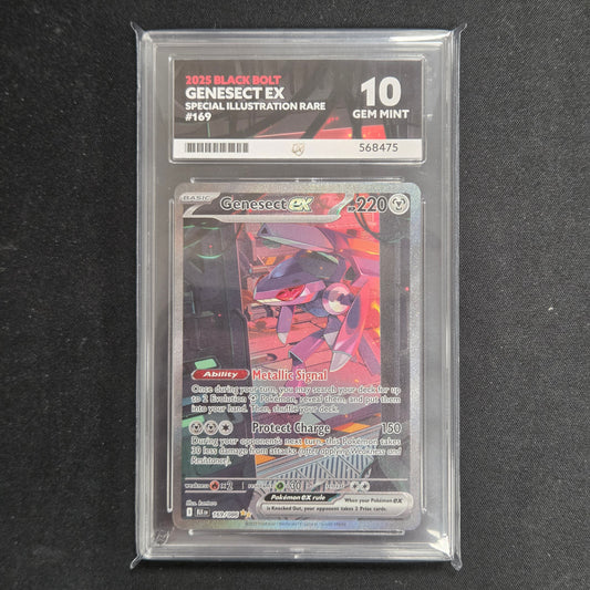 Pokemon TCG Genesect ex Black Bolt 169/086 (Ace 10)
