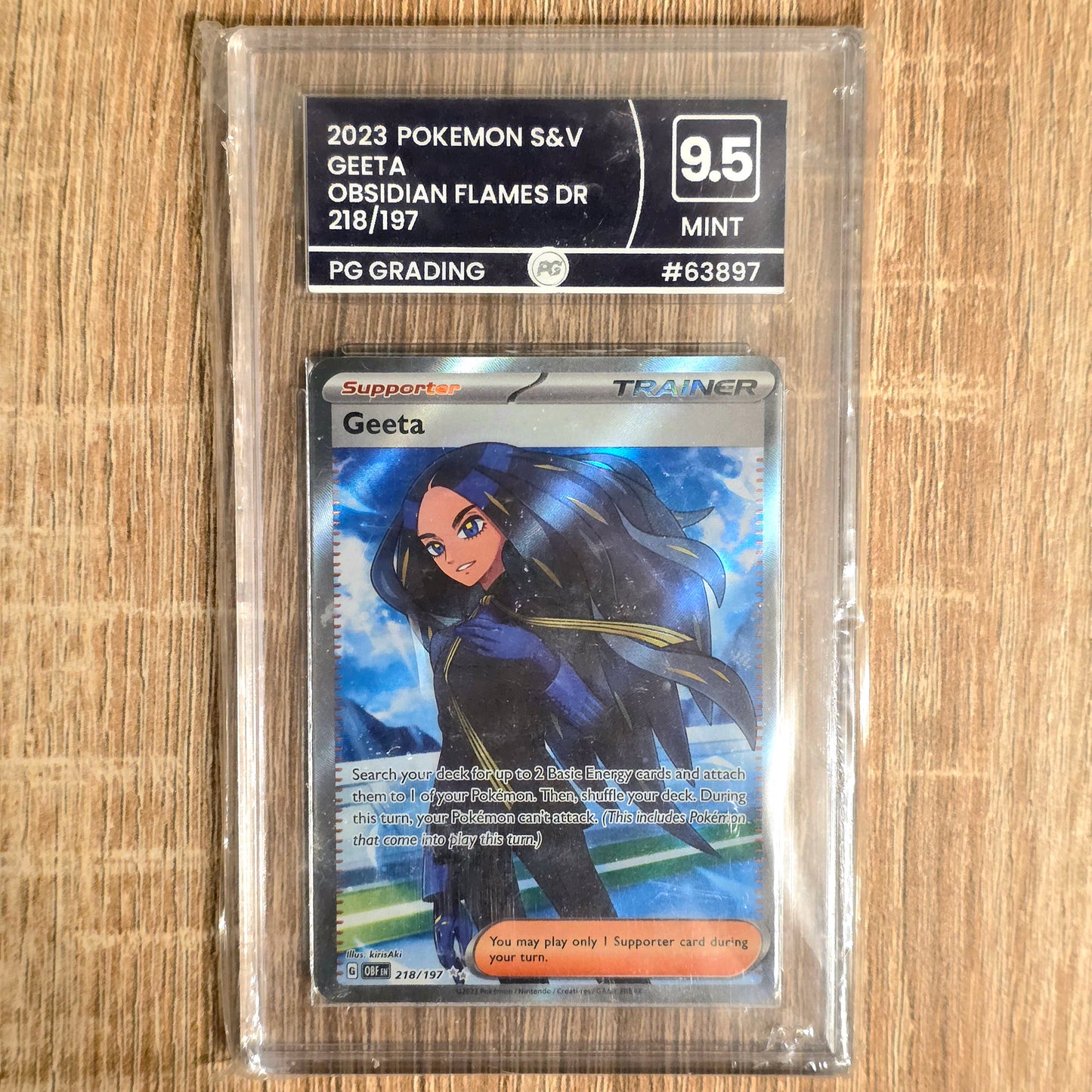 Pokemon TCG Geeta Obsidian Flames 218/197 (PG 9.5)