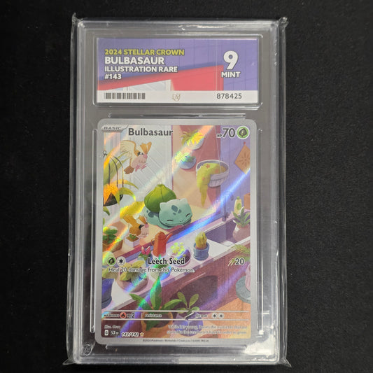 Pokemon TCG Bulbasaur Stellar Crown 143/142 (Ace 9)