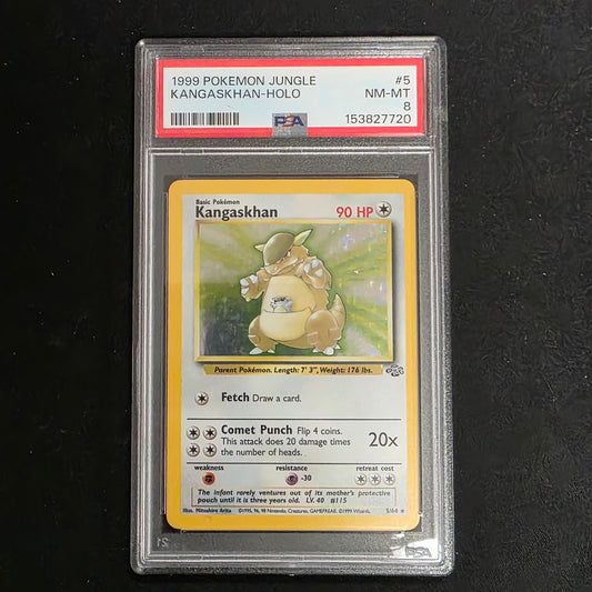 Pokemon TCG Kangaskhan Jungle 5/64 (PSA 8)