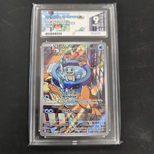 Pokemon TCG Squirtle Stellar Crown 148/142 (Ace 9)