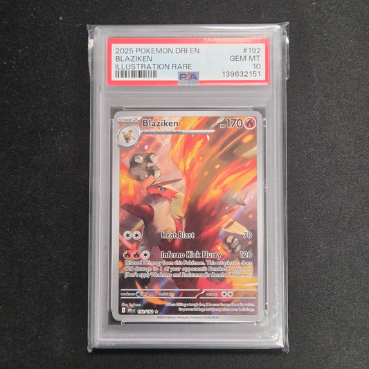 Pokemon TCG Blaziken Destined Rivals 192/182 (PSA 10)