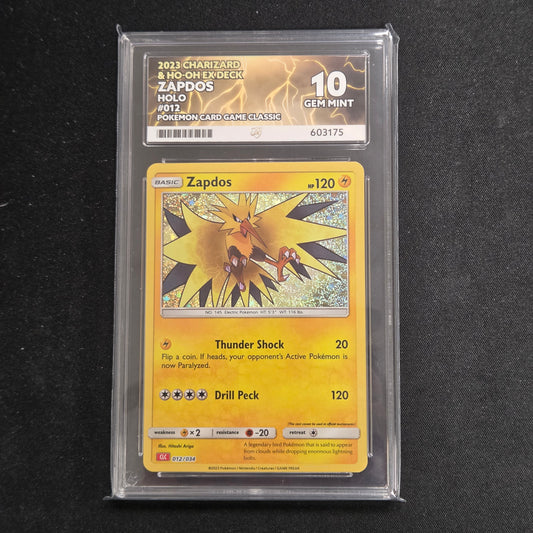 Pokémon TCG Zapdos Classic Collection 012/034 (Ace 10)