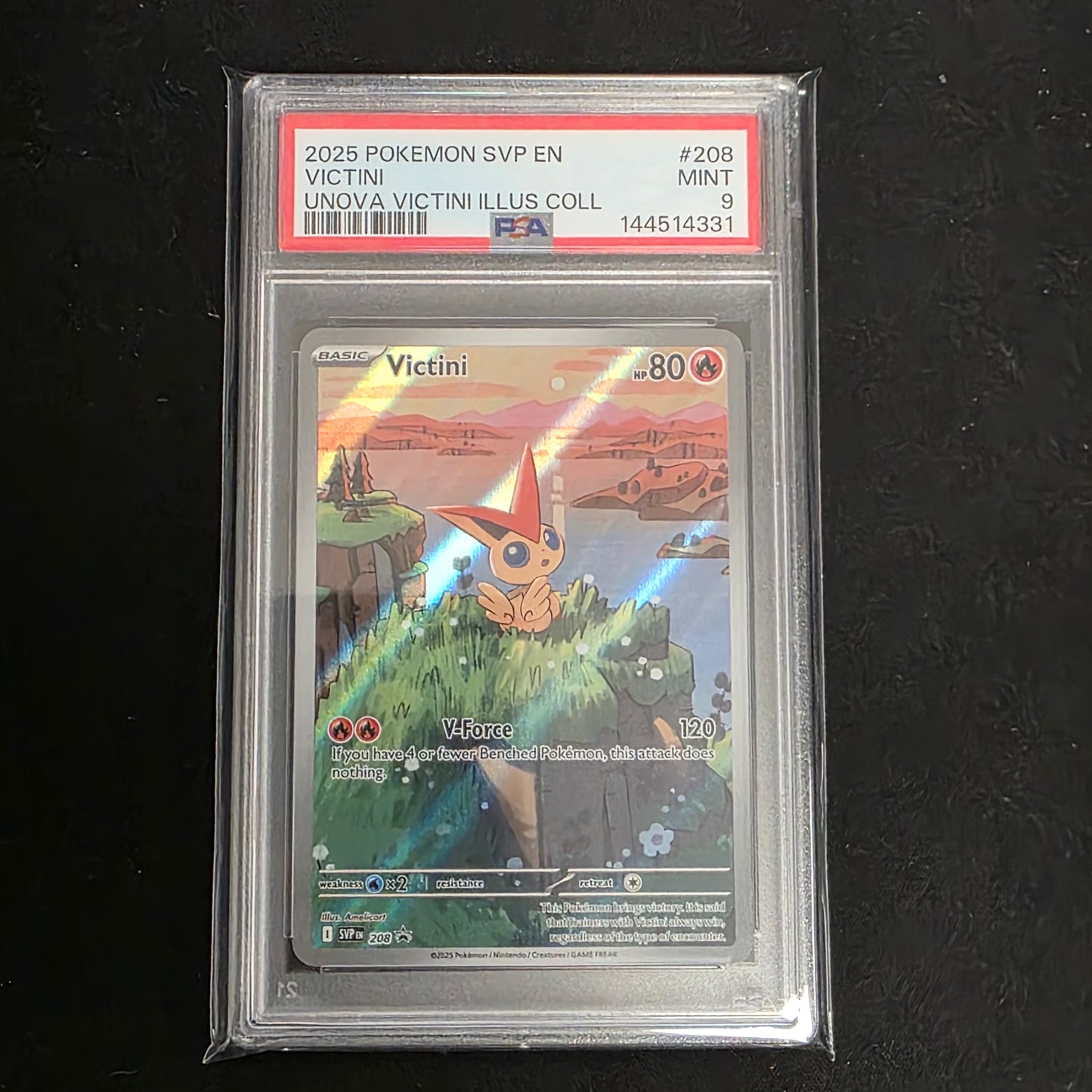 Pokemon TCG Victini Promo 208 (PSA 9)