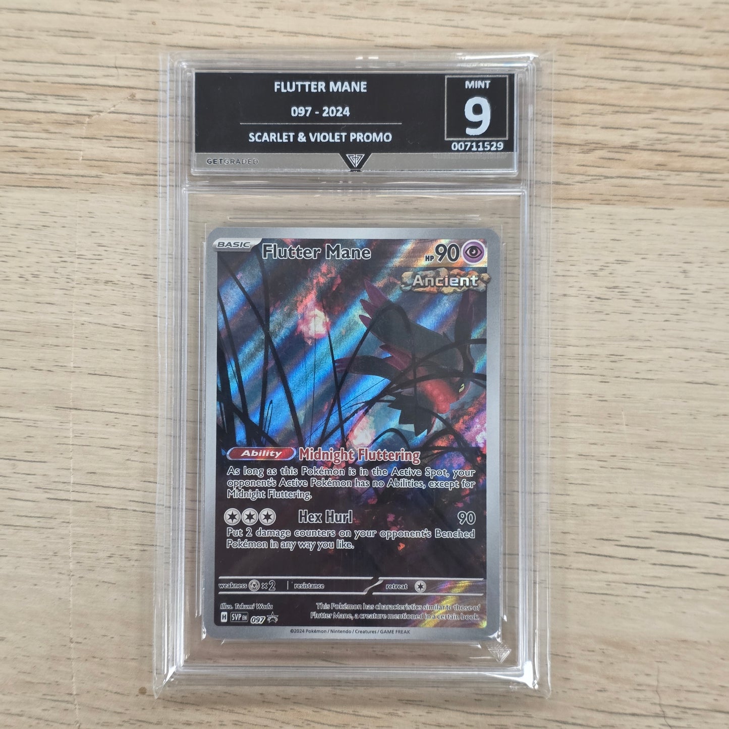 Pokemon TCG Flutter Mane Promo 097 (Get Graded 9)